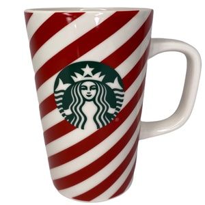 Starbucks Holiday Candy Cane Striped Coffee Mug